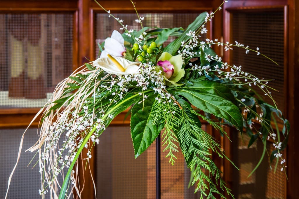 Centro de flores y decoración floral